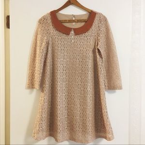 Mod Lace Mini Dress